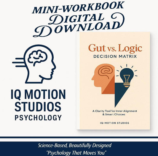 Gut vs. Logic Decision Matrix – Self-Coaching Worksheet for Clarity, Inner Alignment & Smarter Decisions