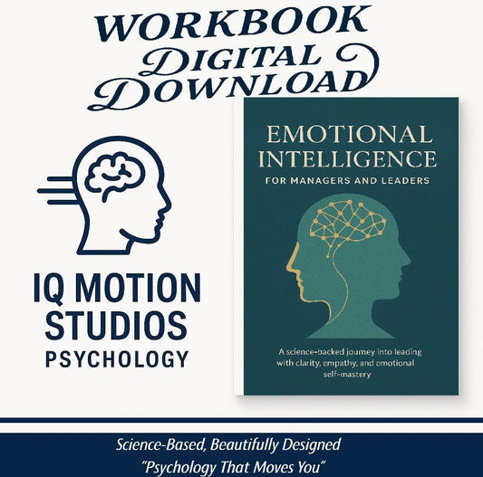 Emotional Intelligence for Managers PDF | Leadership Workbook | Coaching Tools for EQ, Self-Awareness & Team Dynamics