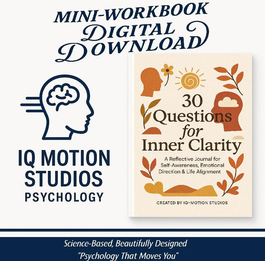 30 Questions for Inner Clarity | Self-Reflection Journal for Emotional Direction, Purpose & Decision-Making | A4 Printable PDF