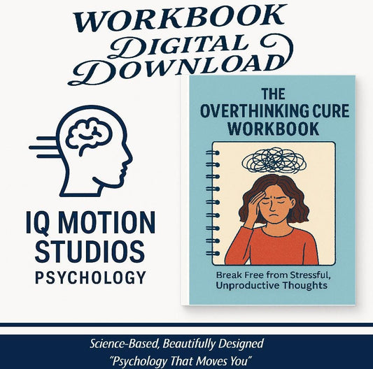 The Overthinking Cure Workbook – Printable 60-Page Mental Clarity Journal for Anxiety, Thought Loops & Emotional Regulation
