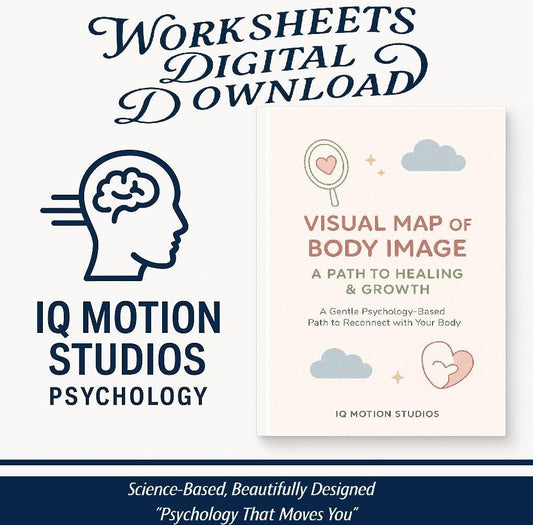 Body Image Healing Map – Gentle Psychology-Based Visual Journal for Self-Worth & Body Neutrality