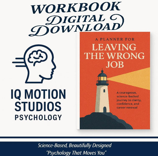 Leaving the Wrong Job Planner | Career Change Workbook | Courageous Step-by-Step PDF for Job Transition Clarity