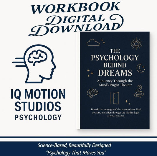 Dream Psychology Workbook – Decode Symbolism, Heal Emotionally, Explore Jung & Freud, Improve Recall, Journal Your Subconscious