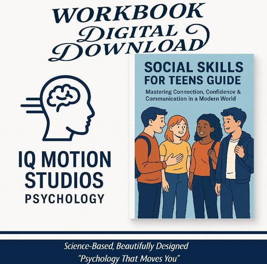 Social Skills for Teens Workbook – Build Confidence, Communication & Friendships | PDF Guide for Anxiety, Conversation, and Self-Esteem