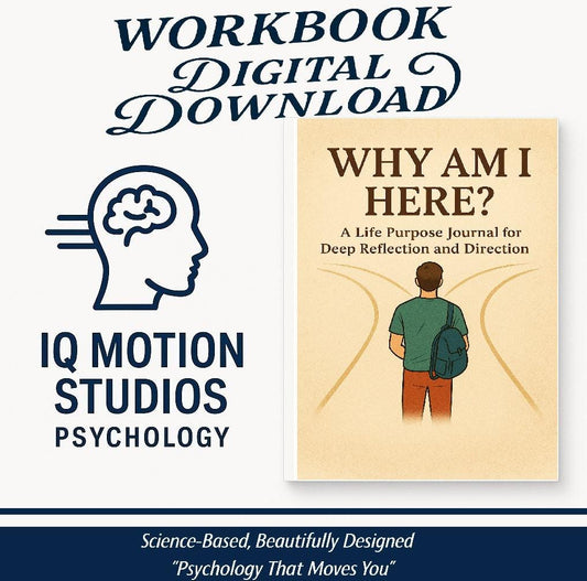 Why Am I Here? Life Purpose Journal | Printable Self-Discovery Workbook PDF