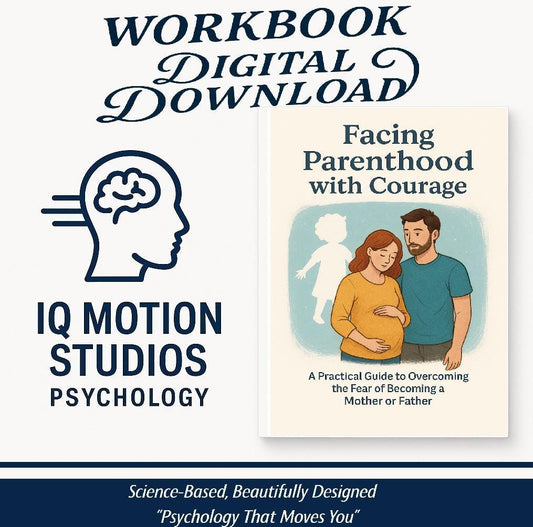 Facing Parenthood with Courage – Printable Guide for Navigating Parenting Fears, Identity Shifts & Emotional Overwhelm | A4 PDF Workbook
