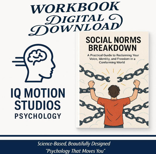 Social Norms Breakdown Workbook – Printable Psychology-Based Guide to Reclaim Your Voice, Identity & Self-Worth | A4 PDF