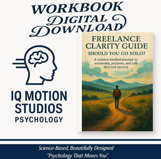 Freelance Clarity Workbook– Should You Go Solo? | Career Self-Discovery Journal | Psychology-Based PDF Guide for Aspiring Freelancers