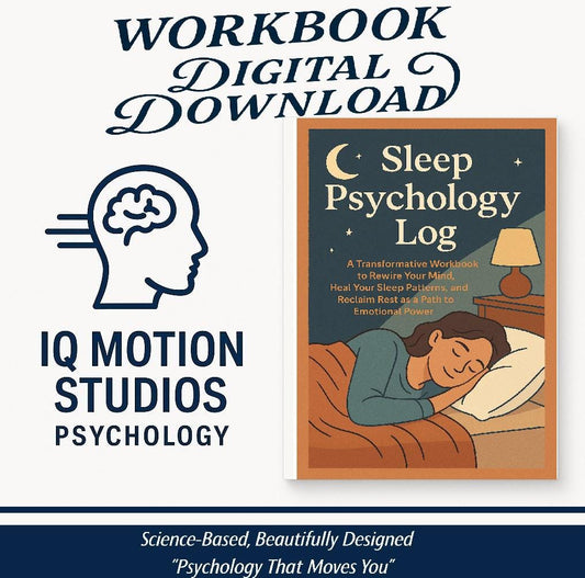 Sleep Psychology Log – A Science-Based Workbook for Sleep Recovery, Nervous System Balance & Deep Rest (60+ Printable Pages)